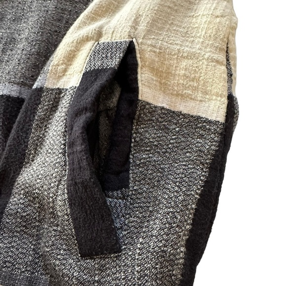 ACE & JIG DOMINO BLACK WHITE YELLOW CHECK BOMBER JACKET XS - Picture 11 of 16